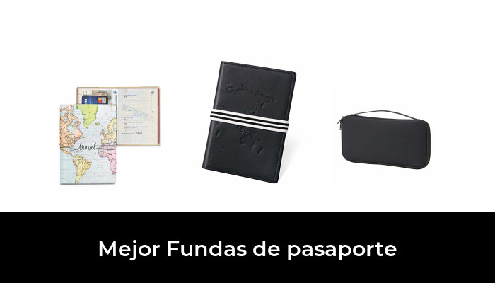 Funda de Viaje Impermeable para el Cuello Bolsa de Viaje con Bloqueo RFID Soporte para Pasaporte para Hombres Rubywood & Chili Mujeres Gris Gris Funda para Pasaporte